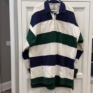 Vintage Sears And Roebuck Classic Rugby Shirt Size Mens XL long sleeve Y2K